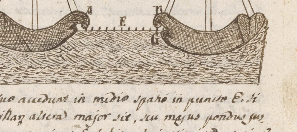 An illustration from In universam phil[osoph]iam commentarii, 1750, leaf 117