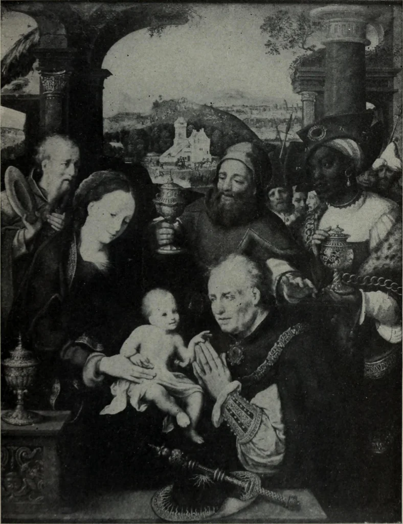 An illustration from The University prints. Student series D. Art of the Netherlands and Germany; five hundred reproductions illustrating the Flemish, Dutch, and German schools of painting, from the early fifteenth to the eighteenth century; German sculpture from the eleventh to the seventeenth century, 1907, leaf 102