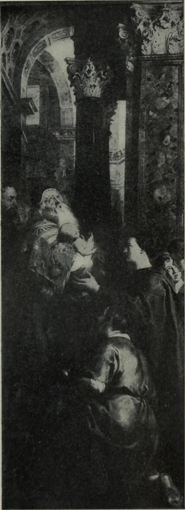 An illustration from The University prints. Student series D. Art of the Netherlands and Germany; five hundred reproductions illustrating the Flemish, Dutch, and German schools of painting, from the early fifteenth to the eighteenth century; German sculpture from the eleventh to the seventeenth century, 1907, leaf 122
