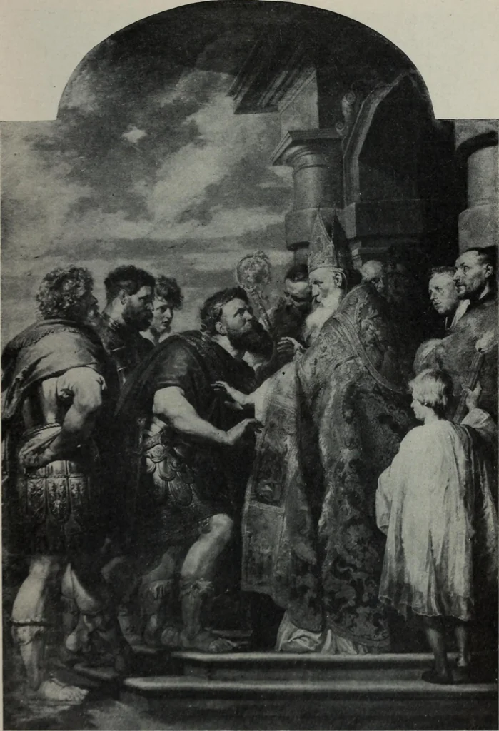 An illustration from The University prints. Student series D. Art of the Netherlands and Germany; five hundred reproductions illustrating the Flemish, Dutch, and German schools of painting, from the early fifteenth to the eighteenth century; German sculpture from the eleventh to the seventeenth century, 1907, leaf 132