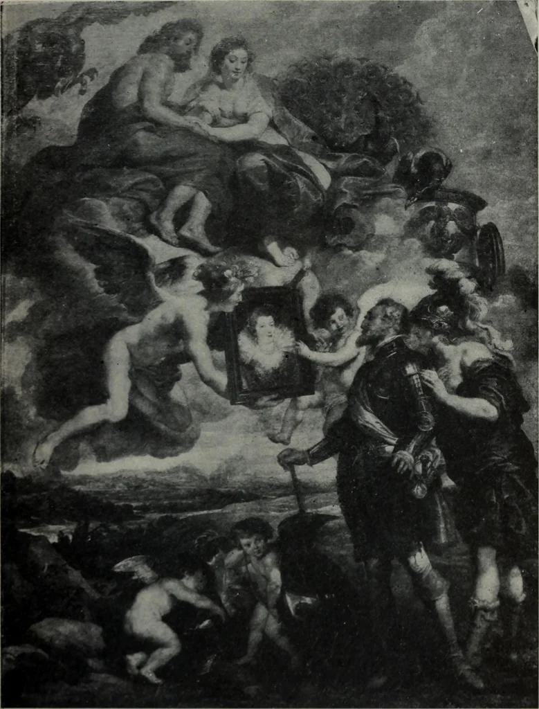An illustration from The University prints. Student series D. Art of the Netherlands and Germany; five hundred reproductions illustrating the Flemish, Dutch, and German schools of painting, from the early fifteenth to the eighteenth century; German sculpture from the eleventh to the seventeenth century, 1907, leaf 136