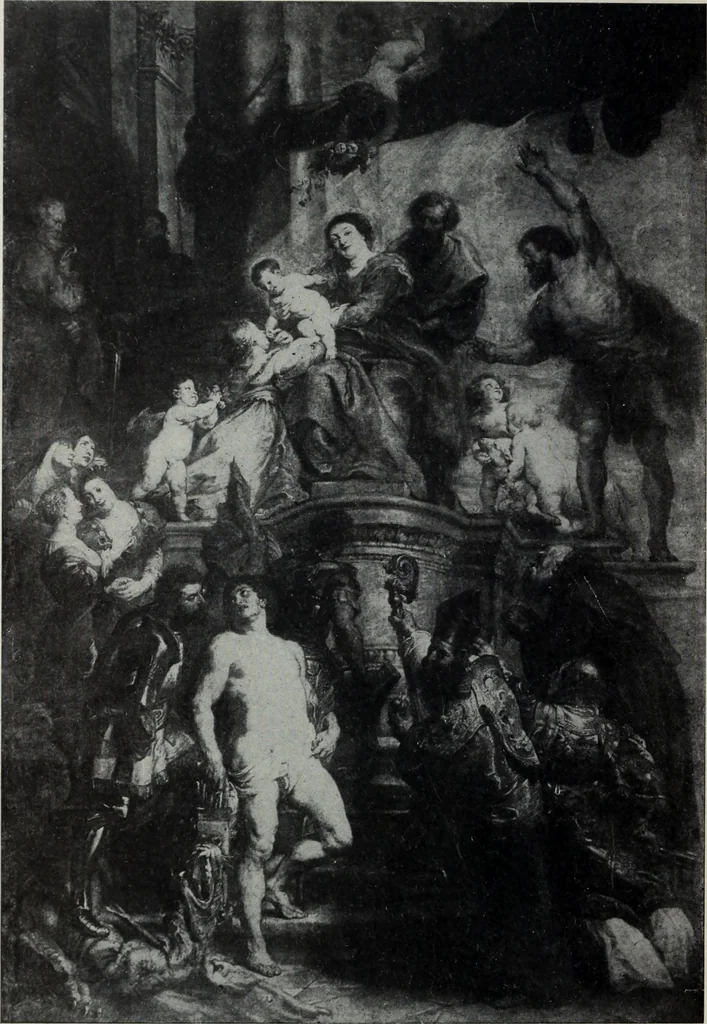 An illustration from The University prints. Student series D. Art of the Netherlands and Germany; five hundred reproductions illustrating the Flemish, Dutch, and German schools of painting, from the early fifteenth to the eighteenth century; German sculpture from the eleventh to the seventeenth century, 1907, leaf 141