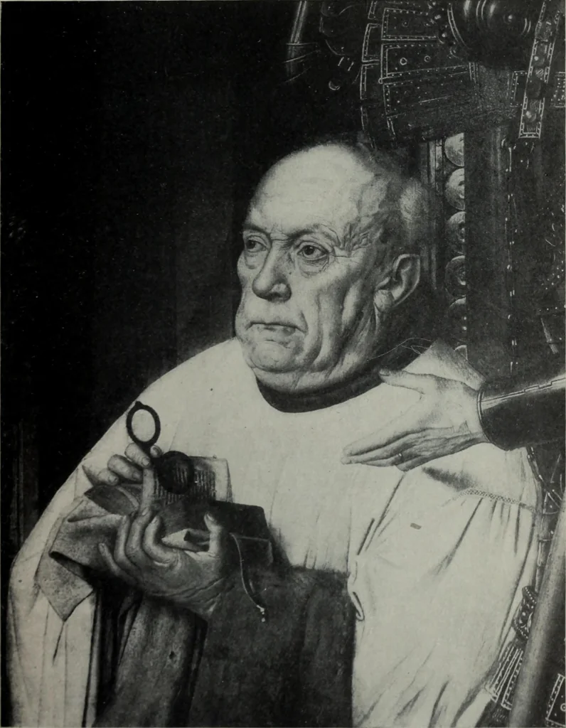 An illustration from The University prints. Student series D. Art of the Netherlands and Germany; five hundred reproductions illustrating the Flemish, Dutch, and German schools of painting, from the early fifteenth to the eighteenth century; German sculpture from the eleventh to the seventeenth century, 1907, leaf 32