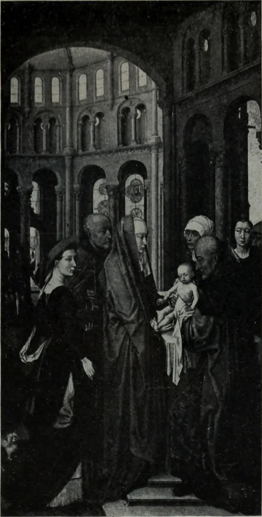An illustration from The University prints. Student series D. Art of the Netherlands and Germany; five hundred reproductions illustrating the Flemish, Dutch, and German schools of painting, from the early fifteenth to the eighteenth century; German sculpture from the eleventh to the seventeenth century, 1907, leaf 36