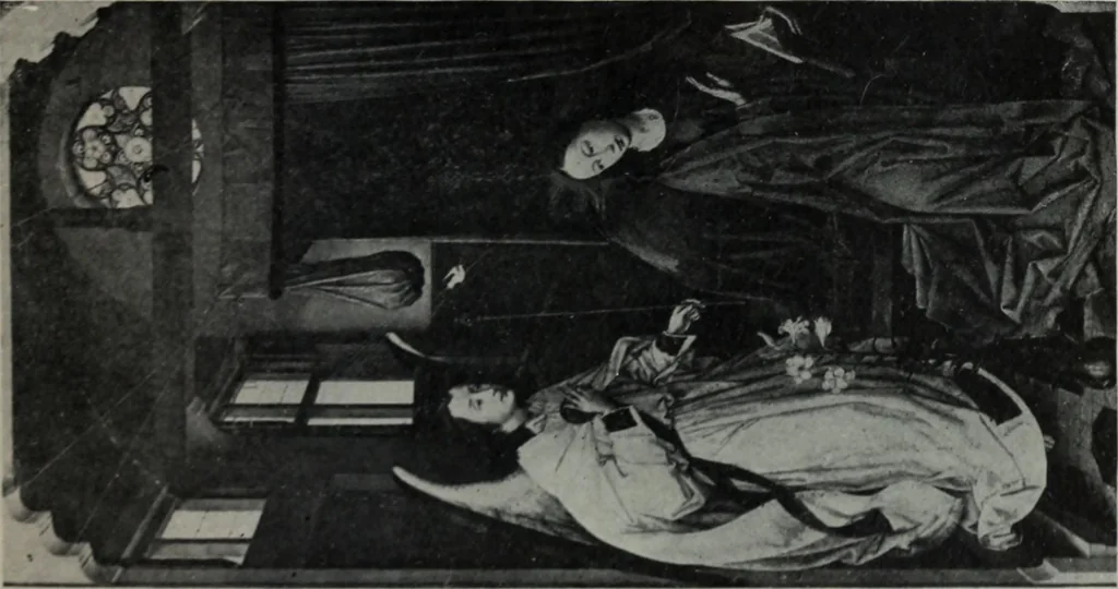 An illustration from The University prints. Student series D. Art of the Netherlands and Germany; five hundred reproductions illustrating the Flemish, Dutch, and German schools of painting, from the early fifteenth to the eighteenth century; German sculpture from the eleventh to the seventeenth century, 1907, leaf 36