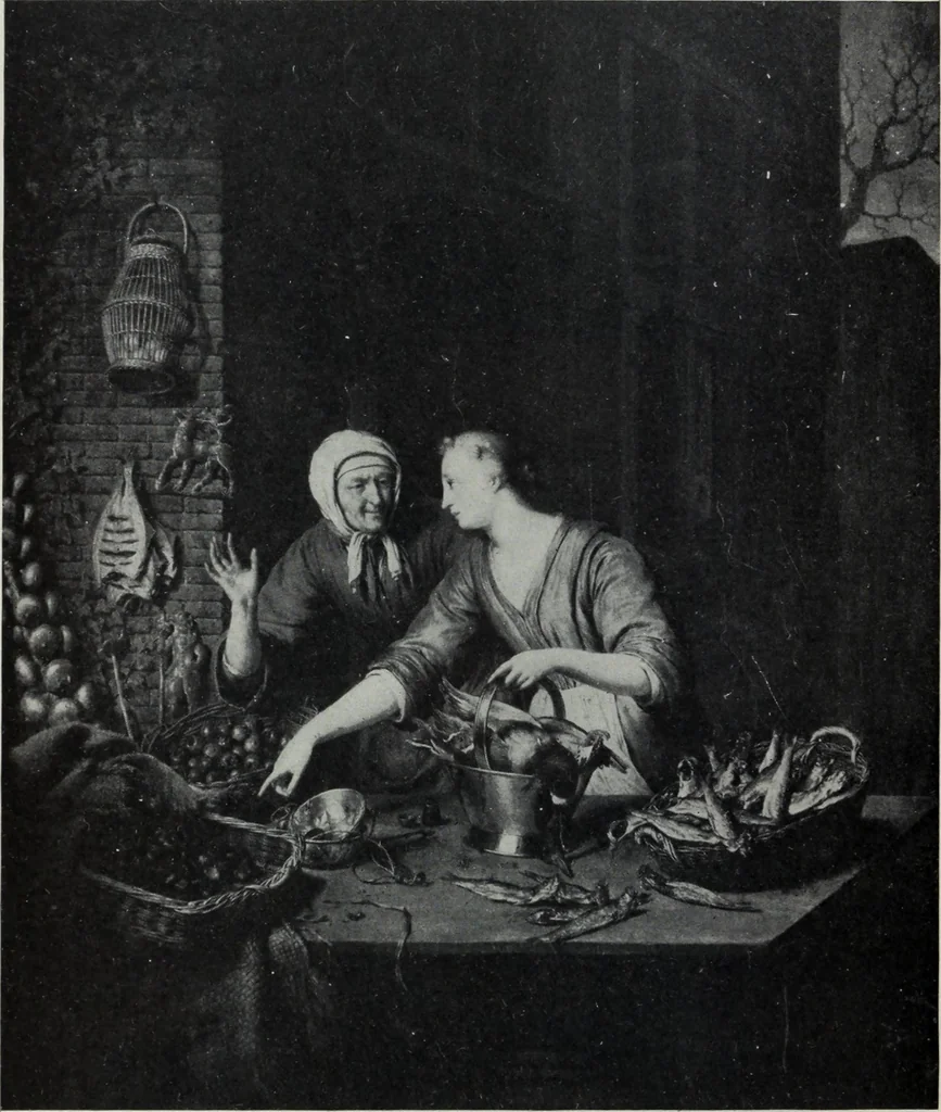 An illustration from The University prints. Student series D. Art of the Netherlands and Germany; five hundred reproductions illustrating the Flemish, Dutch, and German schools of painting, from the early fifteenth to the eighteenth century; German sculpture from the eleventh to the seventeenth century, 1907, leaf 375