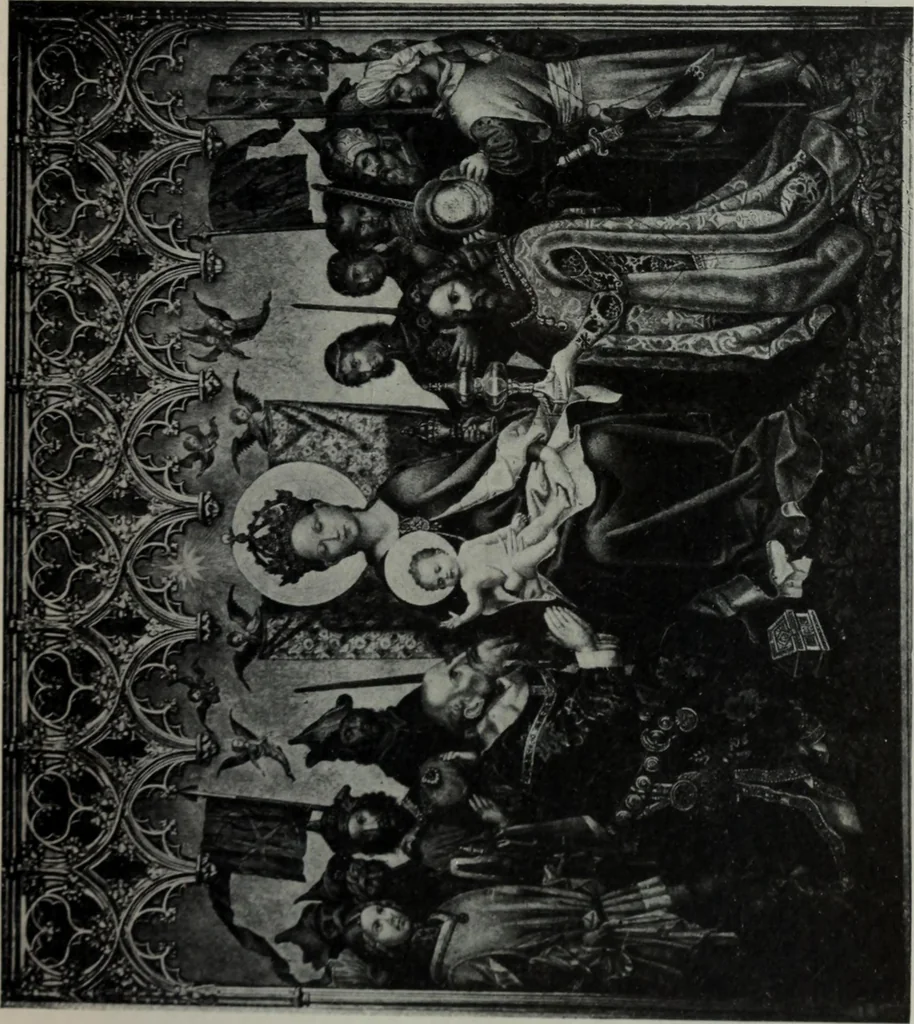 An illustration from The University prints. Student series D. Art of the Netherlands and Germany; five hundred reproductions illustrating the Flemish, Dutch, and German schools of painting, from the early fifteenth to the eighteenth century; German sculpture from the eleventh to the seventeenth century, 1907, leaf 382