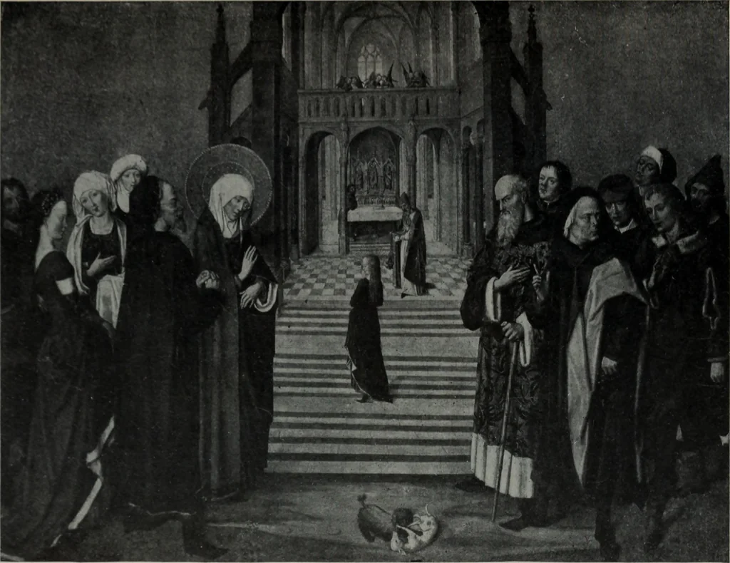 An illustration from The University prints. Student series D. Art of the Netherlands and Germany; five hundred reproductions illustrating the Flemish, Dutch, and German schools of painting, from the early fifteenth to the eighteenth century; German sculpture from the eleventh to the seventeenth century, 1907, leaf 386