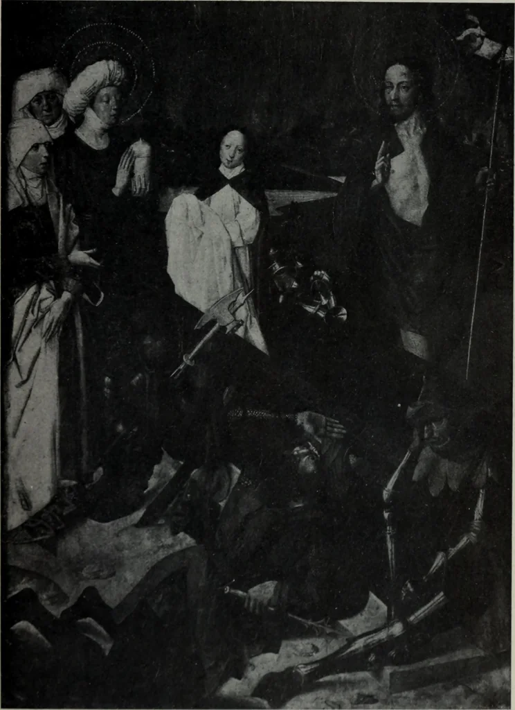 An illustration from The University prints. Student series D. Art of the Netherlands and Germany; five hundred reproductions illustrating the Flemish, Dutch, and German schools of painting, from the early fifteenth to the eighteenth century; German sculpture from the eleventh to the seventeenth century, 1907, leaf 388