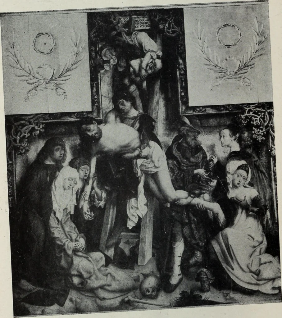 An illustration from The University prints. Student series D. Art of the Netherlands and Germany; five hundred reproductions illustrating the Flemish, Dutch, and German schools of painting, from the early fifteenth to the eighteenth century; German sculpture from the eleventh to the seventeenth century, 1907, leaf 389