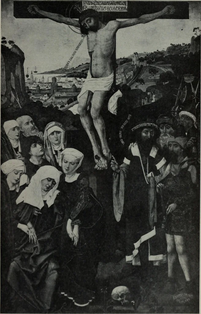 An illustration from The University prints. Student series D. Art of the Netherlands and Germany; five hundred reproductions illustrating the Flemish, Dutch, and German schools of painting, from the early fifteenth to the eighteenth century; German sculpture from the eleventh to the seventeenth century, 1907, leaf 390
