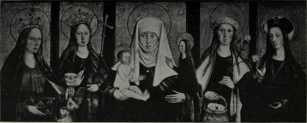 An illustration from The University prints. Student series D. Art of the Netherlands and Germany; five hundred reproductions illustrating the Flemish, Dutch, and German schools of painting, from the early fifteenth to the eighteenth century; German sculpture from the eleventh to the seventeenth century, 1907, leaf 394