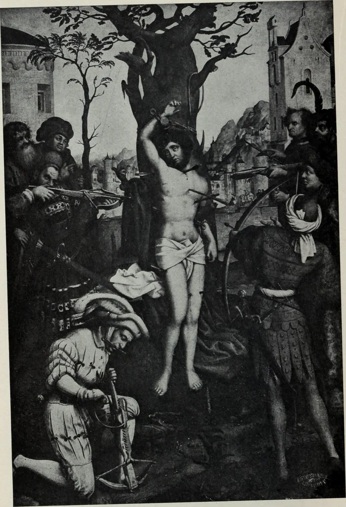 An illustration from The University prints. Student series D. Art of the Netherlands and Germany; five hundred reproductions illustrating the Flemish, Dutch, and German schools of painting, from the early fifteenth to the eighteenth century; German sculpture from the eleventh to the seventeenth century, 1907, leaf 395