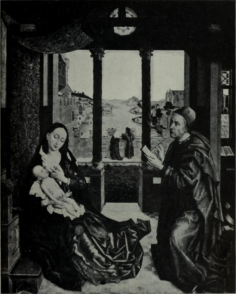 An illustration from The University prints. Student series D. Art of the Netherlands and Germany; five hundred reproductions illustrating the Flemish, Dutch, and German schools of painting, from the early fifteenth to the eighteenth century; German sculpture from the eleventh to the seventeenth century, 1907, leaf 40