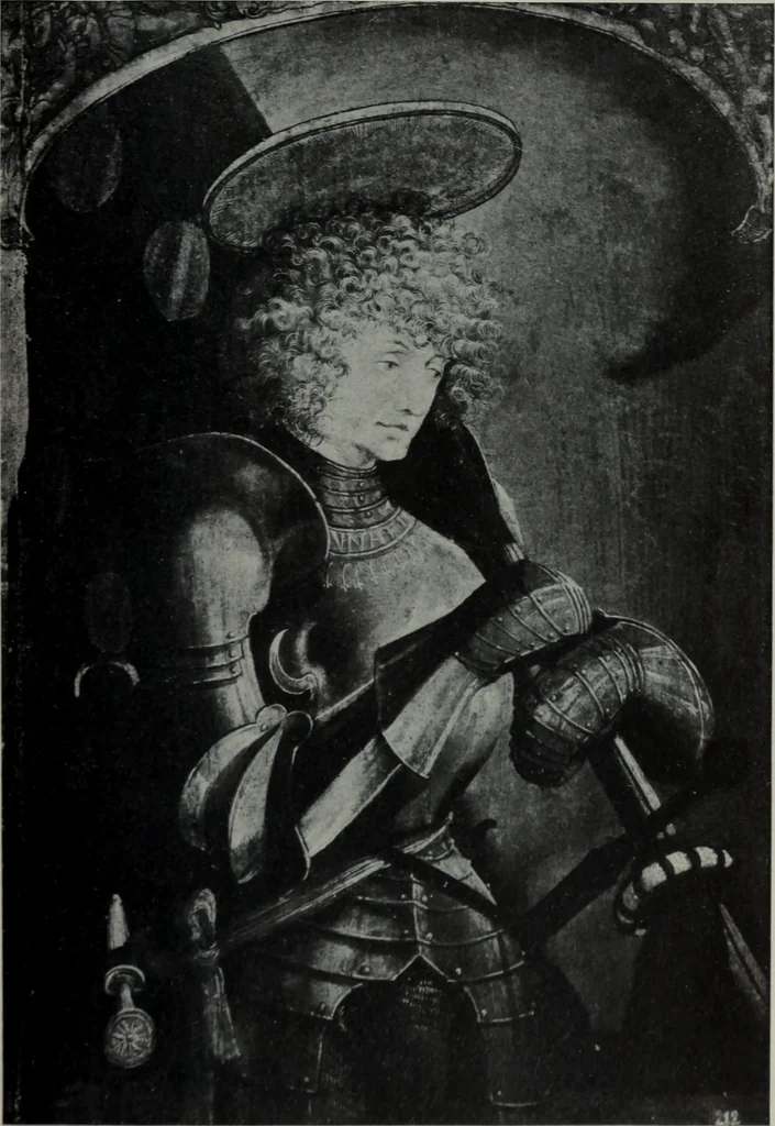 An illustration from The University prints. Student series D. Art of the Netherlands and Germany; five hundred reproductions illustrating the Flemish, Dutch, and German schools of painting, from the early fifteenth to the eighteenth century; German sculpture from the eleventh to the seventeenth century, 1907, leaf 400