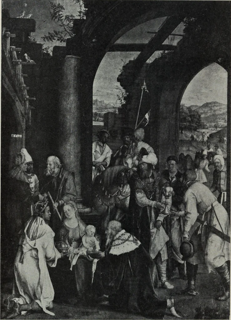 An illustration from The University prints. Student series D. Art of the Netherlands and Germany; five hundred reproductions illustrating the Flemish, Dutch, and German schools of painting, from the early fifteenth to the eighteenth century; German sculpture from the eleventh to the seventeenth century, 1907, leaf 401