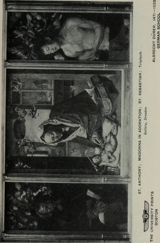 An illustration from The University prints. Student series D. Art of the Netherlands and Germany; five hundred reproductions illustrating the Flemish, Dutch, and German schools of painting, from the early fifteenth to the eighteenth century; German sculpture from the eleventh to the seventeenth century, 1907, leaf 404