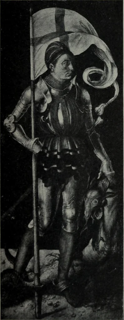 An illustration from The University prints. Student series D. Art of the Netherlands and Germany; five hundred reproductions illustrating the Flemish, Dutch, and German schools of painting, from the early fifteenth to the eighteenth century; German sculpture from the eleventh to the seventeenth century, 1907, leaf 408