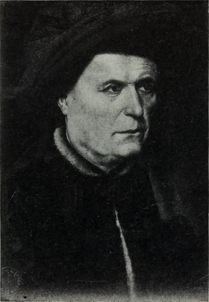 An illustration from The University prints. Student series D. Art of the Netherlands and Germany; five hundred reproductions illustrating the Flemish, Dutch, and German schools of painting, from the early fifteenth to the eighteenth century; German sculpture from the eleventh to the seventeenth century, 1907, leaf 41