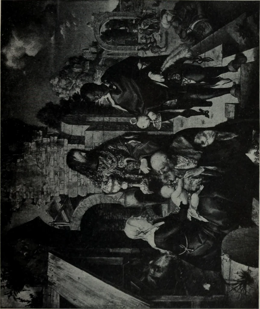 An illustration from The University prints. Student series D. Art of the Netherlands and Germany; five hundred reproductions illustrating the Flemish, Dutch, and German schools of painting, from the early fifteenth to the eighteenth century; German sculpture from the eleventh to the seventeenth century, 1907, leaf 410