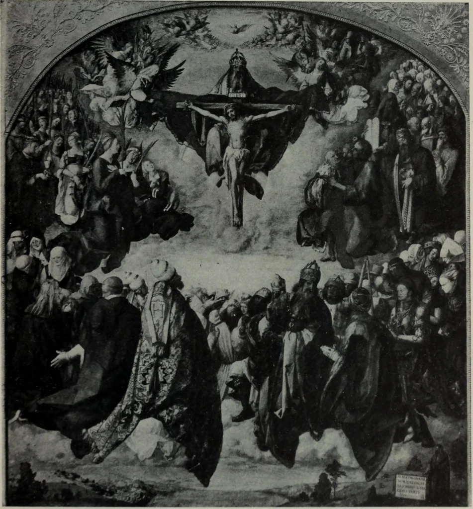 An illustration from The University prints. Student series D. Art of the Netherlands and Germany; five hundred reproductions illustrating the Flemish, Dutch, and German schools of painting, from the early fifteenth to the eighteenth century; German sculpture from the eleventh to the seventeenth century, 1907, leaf 418