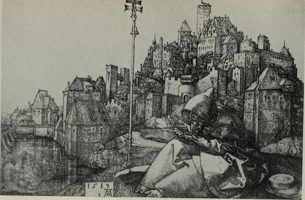 An illustration from The University prints. Student series D. Art of the Netherlands and Germany; five hundred reproductions illustrating the Flemish, Dutch, and German schools of painting, from the early fifteenth to the eighteenth century; German sculpture from the eleventh to the seventeenth century, 1907, leaf 422