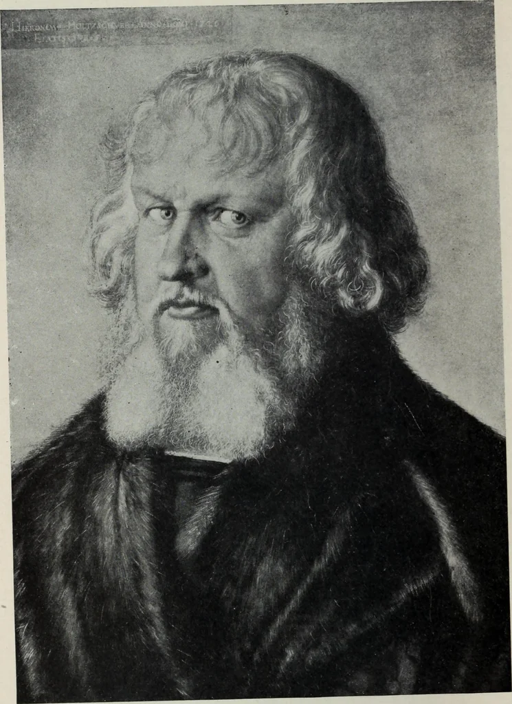 An illustration from The University prints. Student series D. Art of the Netherlands and Germany; five hundred reproductions illustrating the Flemish, Dutch, and German schools of painting, from the early fifteenth to the eighteenth century; German sculpture from the eleventh to the seventeenth century, 1907, leaf 427