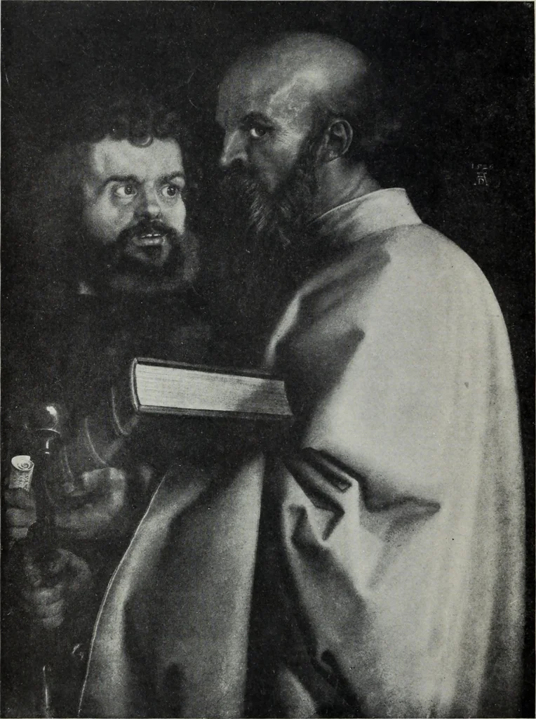 An illustration from The University prints. Student series D. Art of the Netherlands and Germany; five hundred reproductions illustrating the Flemish, Dutch, and German schools of painting, from the early fifteenth to the eighteenth century; German sculpture from the eleventh to the seventeenth century, 1907, leaf 429