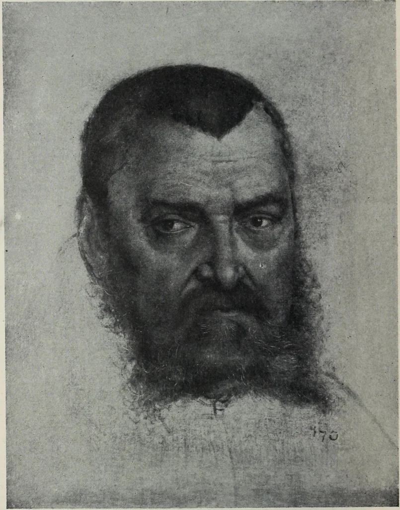 An illustration from The University prints. Student series D. Art of the Netherlands and Germany; five hundred reproductions illustrating the Flemish, Dutch, and German schools of painting, from the early fifteenth to the eighteenth century; German sculpture from the eleventh to the seventeenth century, 1907, leaf 435