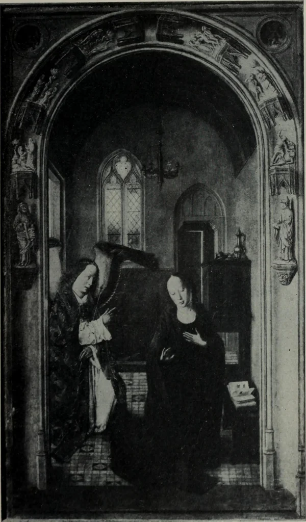 An illustration from The University prints. Student series D. Art of the Netherlands and Germany; five hundred reproductions illustrating the Flemish, Dutch, and German schools of painting, from the early fifteenth to the eighteenth century; German sculpture from the eleventh to the seventeenth century, 1907, leaf 44