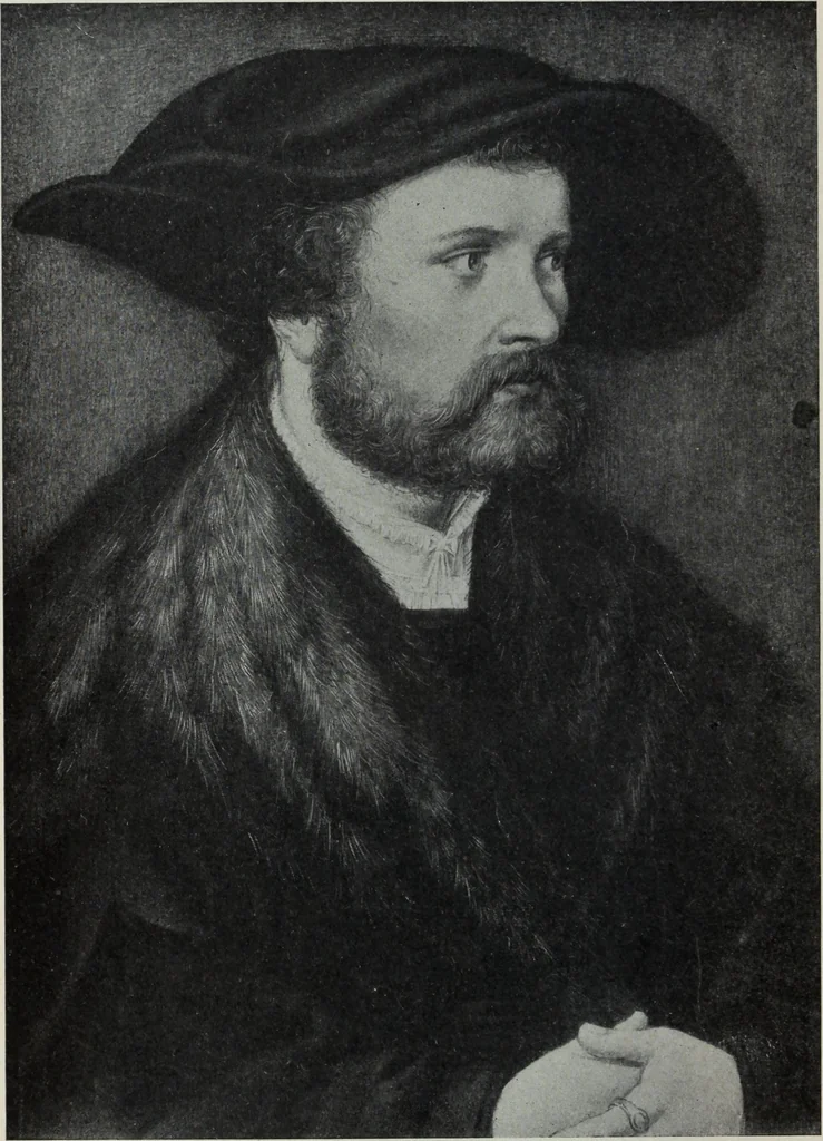 An illustration from The University prints. Student series D. Art of the Netherlands and Germany; five hundred reproductions illustrating the Flemish, Dutch, and German schools of painting, from the early fifteenth to the eighteenth century; German sculpture from the eleventh to the seventeenth century, 1907, leaf 459