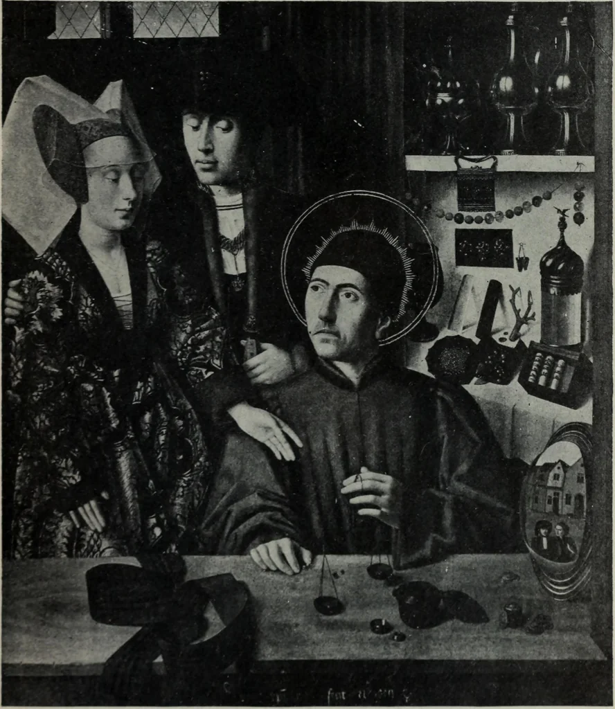 An illustration from The University prints. Student series D. Art of the Netherlands and Germany; five hundred reproductions illustrating the Flemish, Dutch, and German schools of painting, from the early fifteenth to the eighteenth century; German sculpture from the eleventh to the seventeenth century, 1907, leaf 46