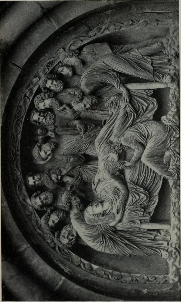 An illustration from The University prints. Student series D. Art of the Netherlands and Germany; five hundred reproductions illustrating the Flemish, Dutch, and German schools of painting, from the early fifteenth to the eighteenth century; German sculpture from the eleventh to the seventeenth century, 1907, leaf 482
