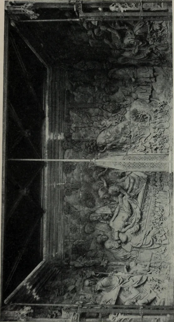 An illustration from The University prints. Student series D. Art of the Netherlands and Germany; five hundred reproductions illustrating the Flemish, Dutch, and German schools of painting, from the early fifteenth to the eighteenth century; German sculpture from the eleventh to the seventeenth century, 1907, leaf 494