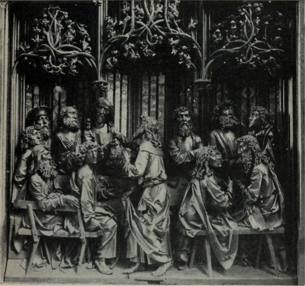 An illustration from The University prints. Student series D. Art of the Netherlands and Germany; five hundred reproductions illustrating the Flemish, Dutch, and German schools of painting, from the early fifteenth to the eighteenth century; German sculpture from the eleventh to the seventeenth century, 1907, leaf 498