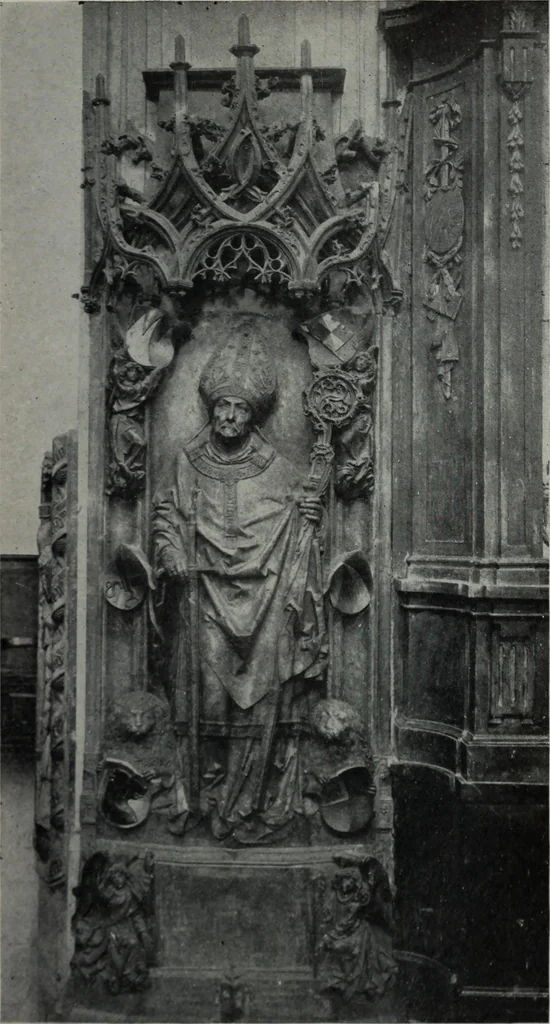 An illustration from The University prints. Student series D. Art of the Netherlands and Germany; five hundred reproductions illustrating the Flemish, Dutch, and German schools of painting, from the early fifteenth to the eighteenth century; German sculpture from the eleventh to the seventeenth century, 1907, leaf 500