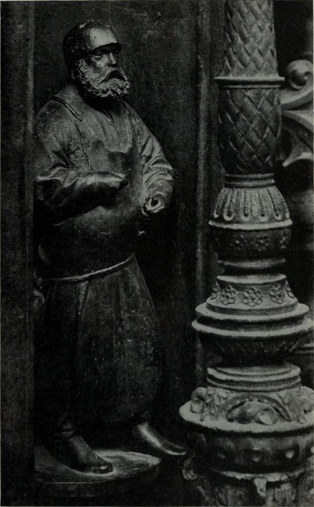 An illustration from The University prints. Student series D. Art of the Netherlands and Germany; five hundred reproductions illustrating the Flemish, Dutch, and German schools of painting, from the early fifteenth to the eighteenth century; German sculpture from the eleventh to the seventeenth century, 1907, leaf 502