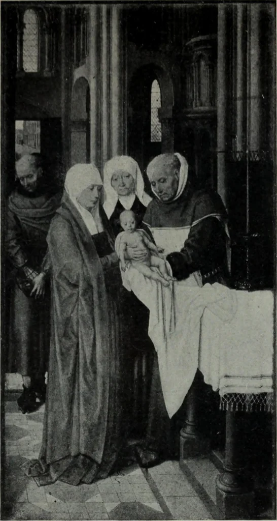 An illustration from The University prints. Student series D. Art of the Netherlands and Germany; five hundred reproductions illustrating the Flemish, Dutch, and German schools of painting, from the early fifteenth to the eighteenth century; German sculpture from the eleventh to the seventeenth century, 1907, leaf 52