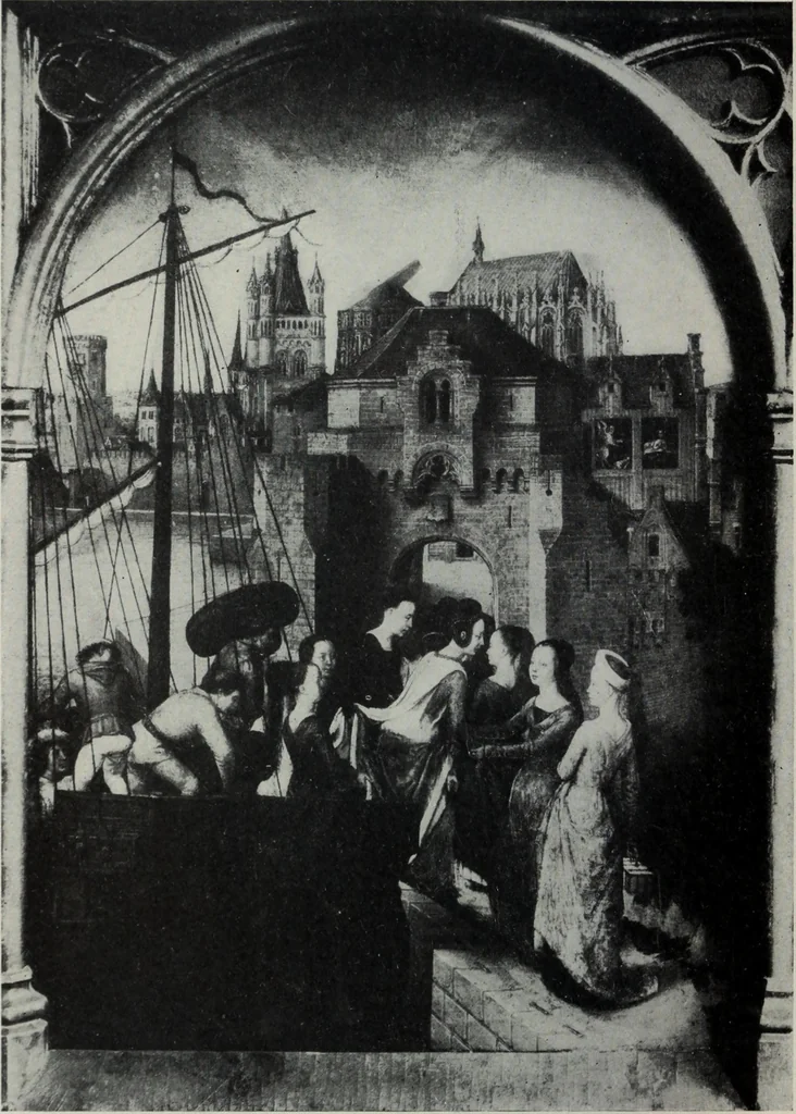 An illustration from The University prints. Student series D. Art of the Netherlands and Germany; five hundred reproductions illustrating the Flemish, Dutch, and German schools of painting, from the early fifteenth to the eighteenth century; German sculpture from the eleventh to the seventeenth century, 1907, leaf 55
