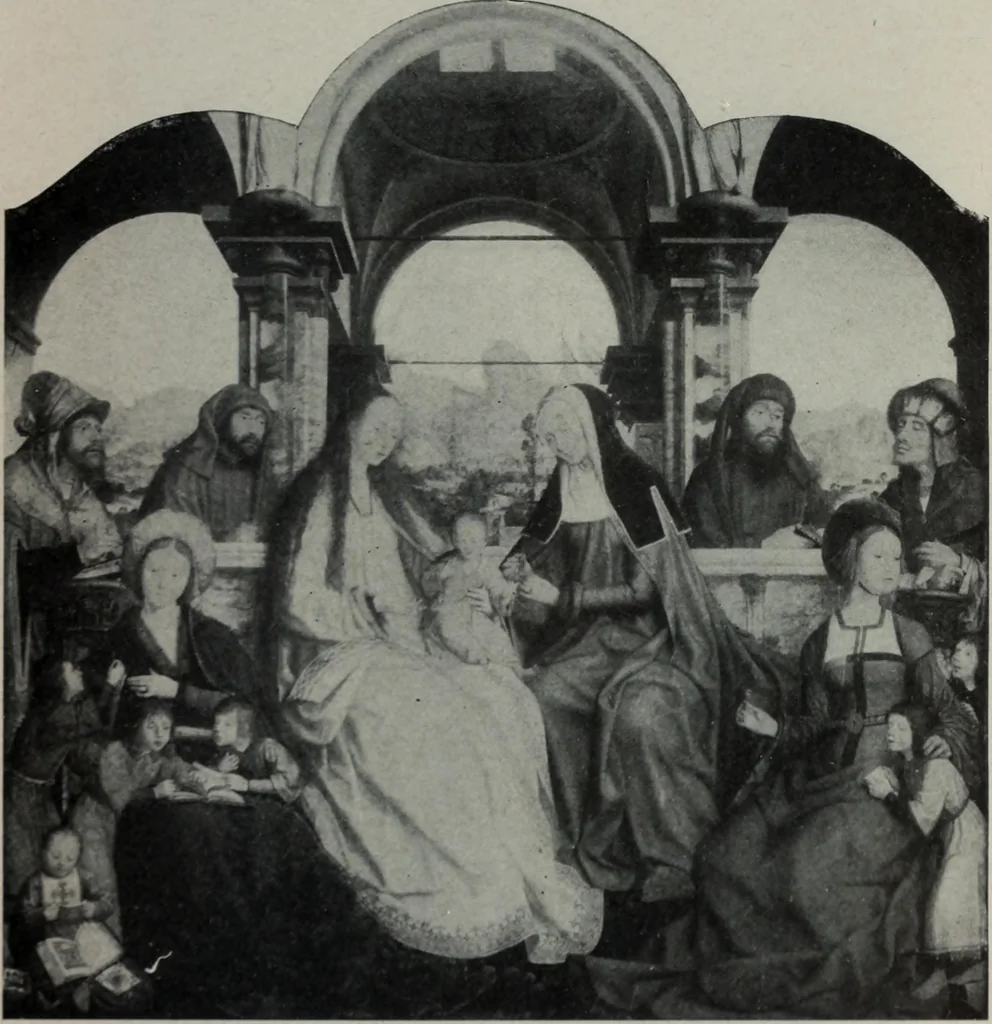 An illustration from The University prints. Student series D. Art of the Netherlands and Germany; five hundred reproductions illustrating the Flemish, Dutch, and German schools of painting, from the early fifteenth to the eighteenth century; German sculpture from the eleventh to the seventeenth century, 1907, leaf 72