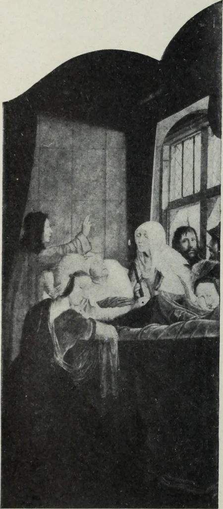 An illustration from The University prints. Student series D. Art of the Netherlands and Germany; five hundred reproductions illustrating the Flemish, Dutch, and German schools of painting, from the early fifteenth to the eighteenth century; German sculpture from the eleventh to the seventeenth century, 1907, leaf 73