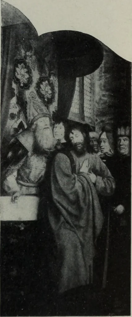 An illustration from The University prints. Student series D. Art of the Netherlands and Germany; five hundred reproductions illustrating the Flemish, Dutch, and German schools of painting, from the early fifteenth to the eighteenth century; German sculpture from the eleventh to the seventeenth century, 1907, leaf 74