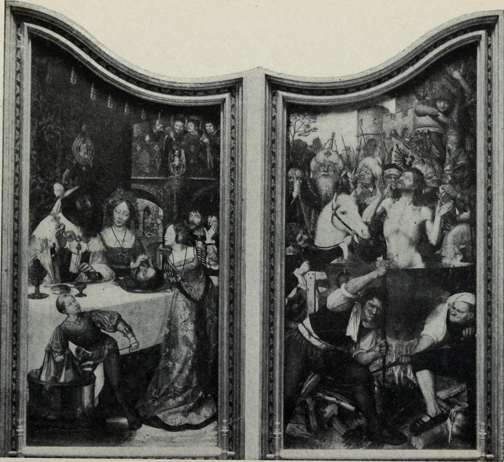 An illustration from The University prints. Student series D. Art of the Netherlands and Germany; five hundred reproductions illustrating the Flemish, Dutch, and German schools of painting, from the early fifteenth to the eighteenth century; German sculpture from the eleventh to the seventeenth century, 1907, leaf 77
