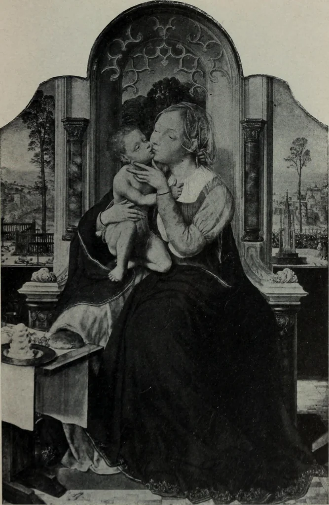 An illustration from The University prints. Student series D. Art of the Netherlands and Germany; five hundred reproductions illustrating the Flemish, Dutch, and German schools of painting, from the early fifteenth to the eighteenth century; German sculpture from the eleventh to the seventeenth century, 1907, leaf 78
