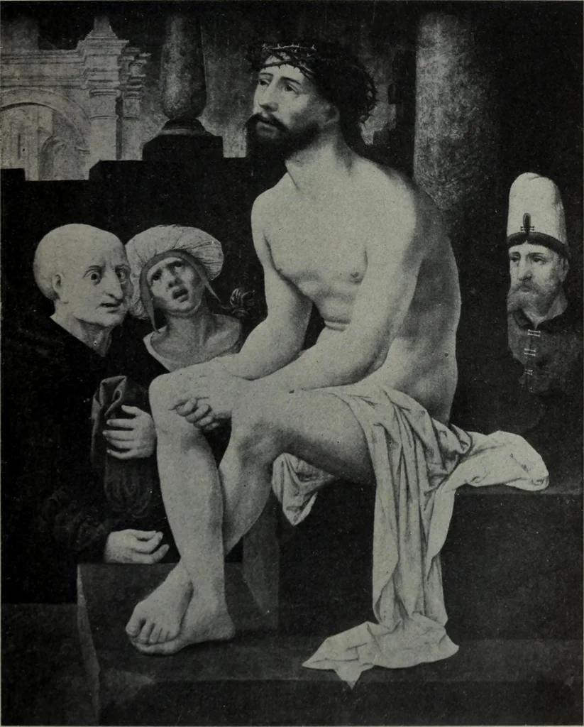 An illustration from The University prints. Student series D. Art of the Netherlands and Germany; five hundred reproductions illustrating the Flemish, Dutch, and German schools of painting, from the early fifteenth to the eighteenth century; German sculpture from the eleventh to the seventeenth century, 1907, leaf 82