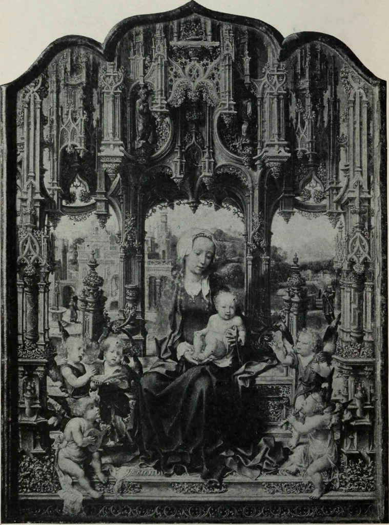 An illustration from The University prints. Student series D. Art of the Netherlands and Germany; five hundred reproductions illustrating the Flemish, Dutch, and German schools of painting, from the early fifteenth to the eighteenth century; German sculpture from the eleventh to the seventeenth century, 1907, leaf 85