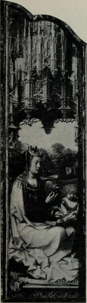 An illustration from The University prints. Student series D. Art of the Netherlands and Germany; five hundred reproductions illustrating the Flemish, Dutch, and German schools of painting, from the early fifteenth to the eighteenth century; German sculpture from the eleventh to the seventeenth century, 1907, leaf 86