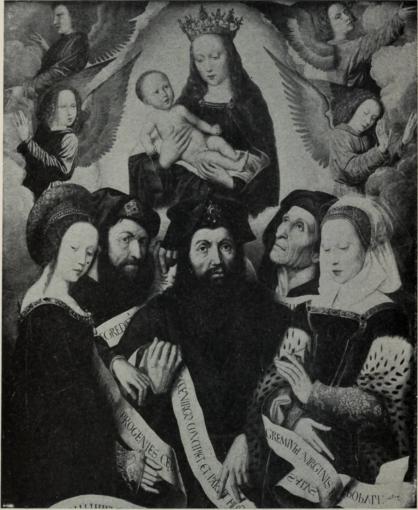 An illustration from The University prints. Student series D. Art of the Netherlands and Germany; five hundred reproductions illustrating the Flemish, Dutch, and German schools of painting, from the early fifteenth to the eighteenth century; German sculpture from the eleventh to the seventeenth century, 1907, leaf 87