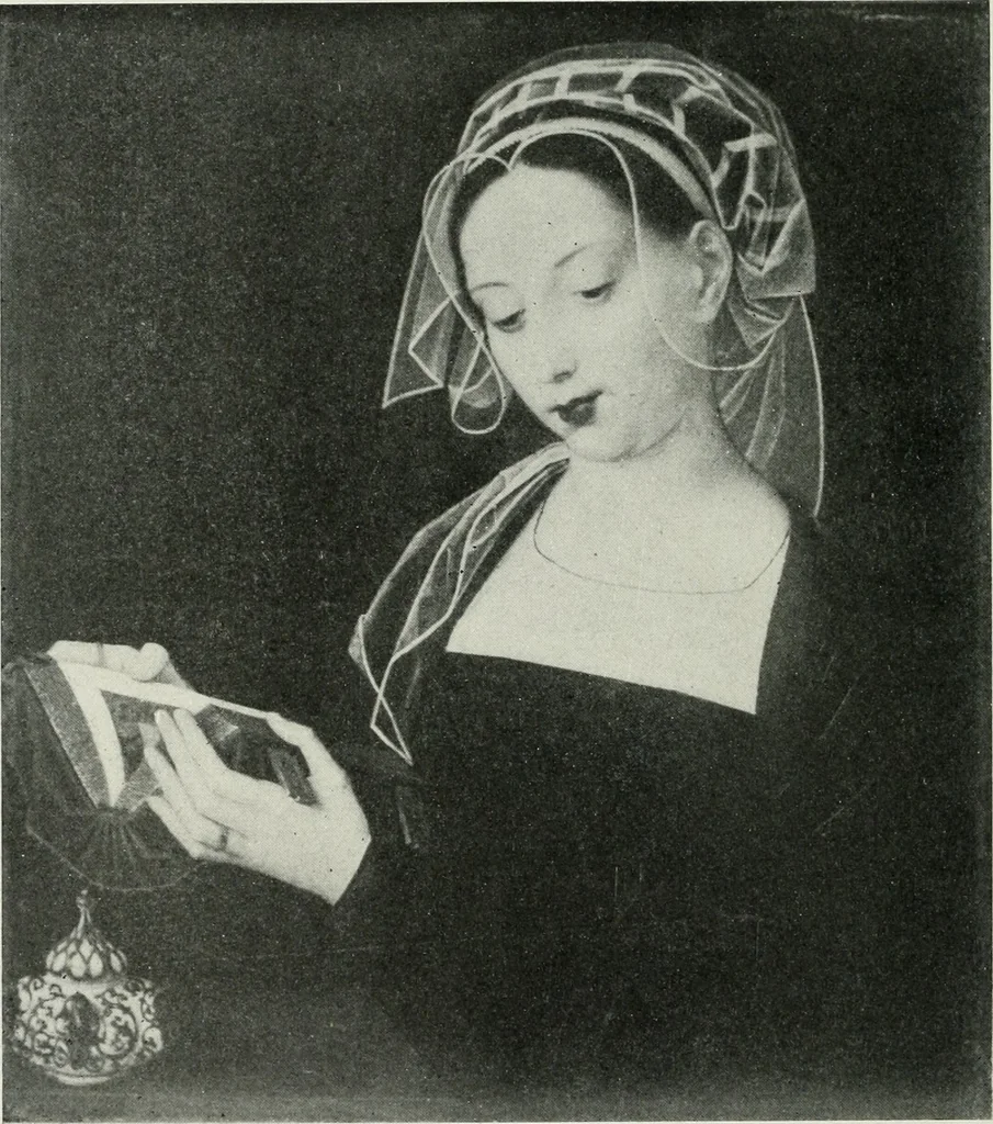 An illustration from The University Prints. Student series D. Art of the Netherlands and Germany; five hundred reproductions illustrating the Flemish, Dutch, and German schools of painting, from the early fifteenth to the eighteenth century; German sculpture from the eleventh to the seventeenth century, 1907, leaf 101