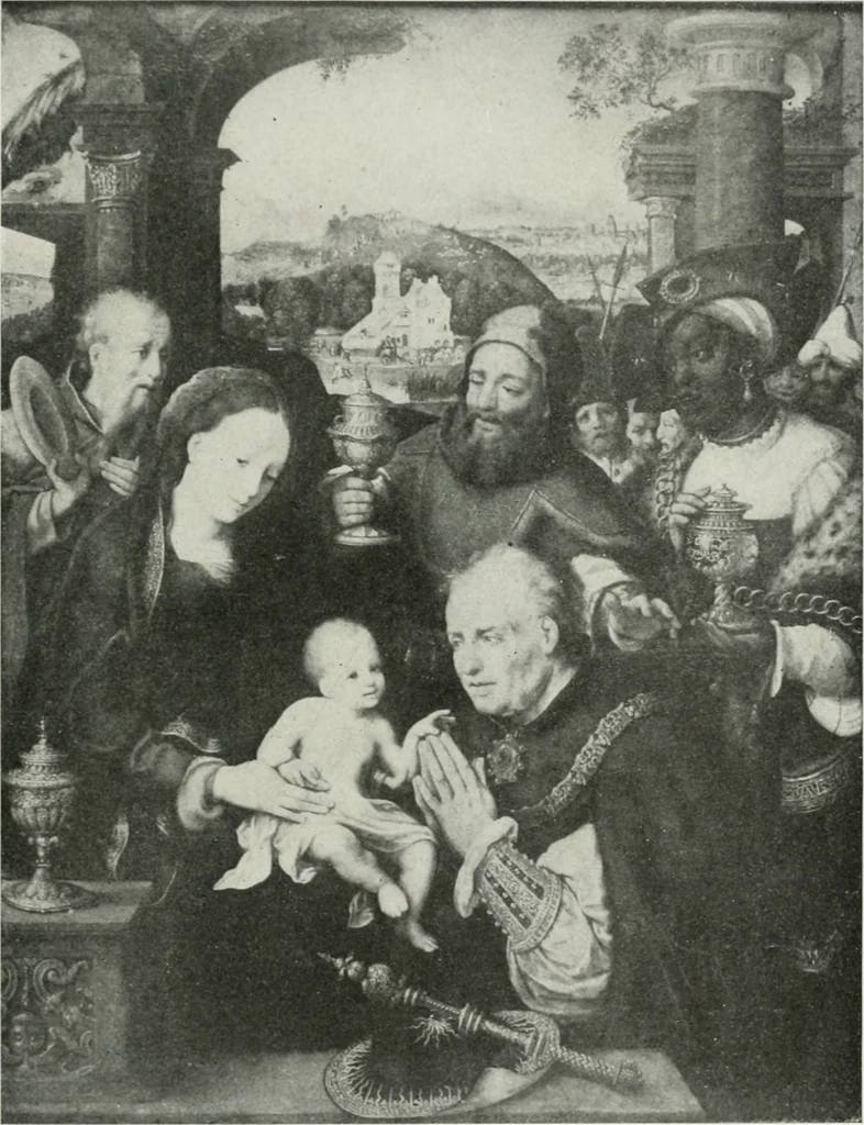 An illustration from The University Prints. Student series D. Art of the Netherlands and Germany; five hundred reproductions illustrating the Flemish, Dutch, and German schools of painting, from the early fifteenth to the eighteenth century; German sculpture from the eleventh to the seventeenth century, 1907, leaf 102